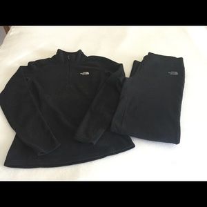 North face Black Fleece Set. Ladies XS
